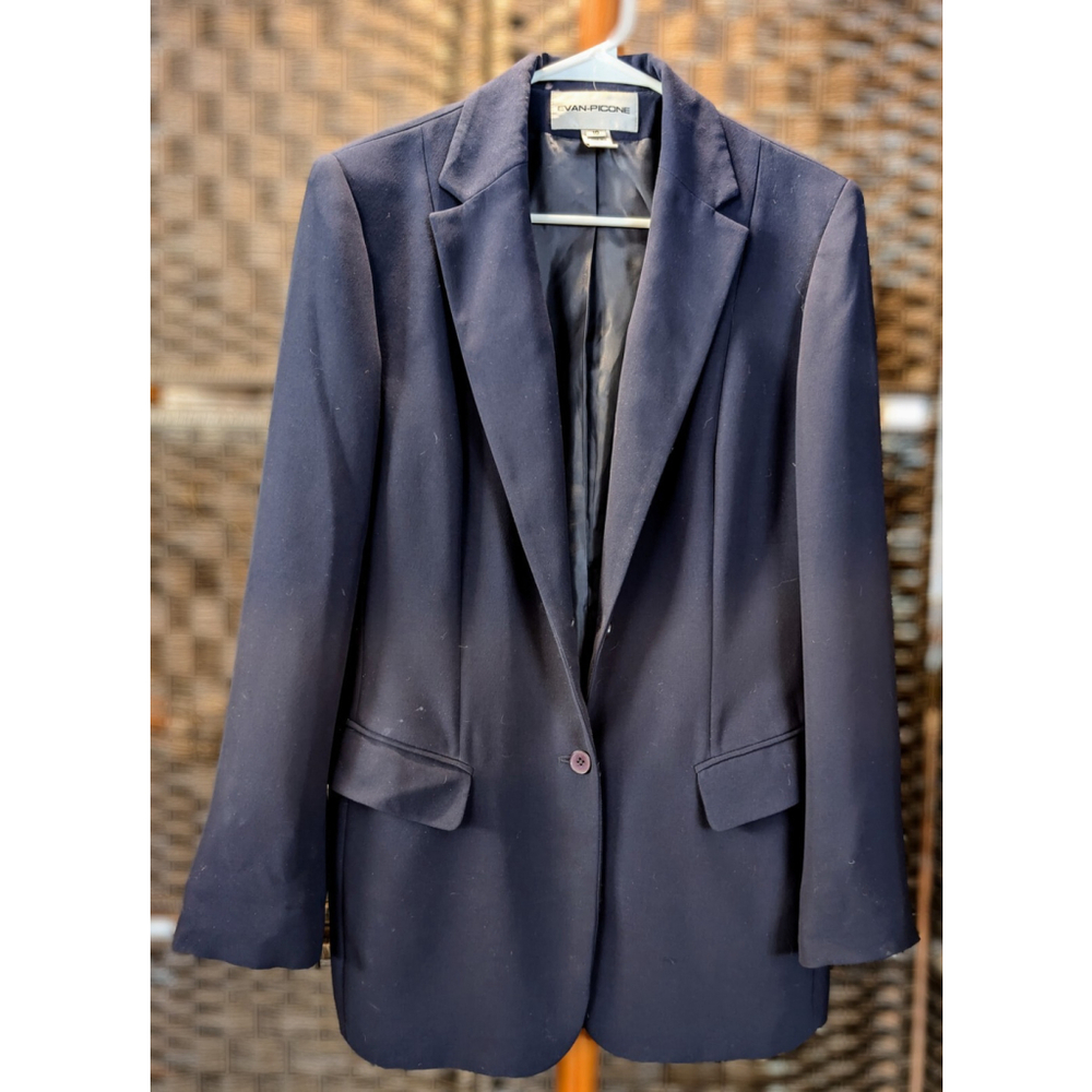 Evan-Picone Woman Size 10Petite Navy Blazer
